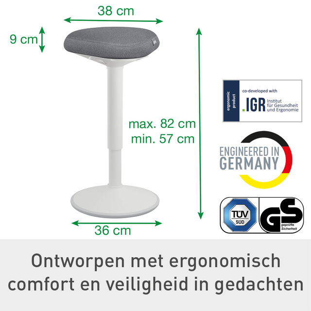 Ergo Mobiele thuiswerkplek set Leitz pakket 1