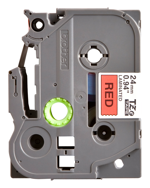 Labeltape Brother P-touch TZe-451 standaard 24mm zwart op rood