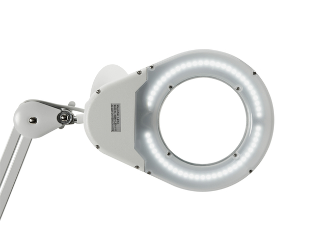 Loeplamp MAUL Viso LED met voet wit