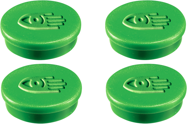 Magneet Legamaster 30mm 850gr groen 4 stuks