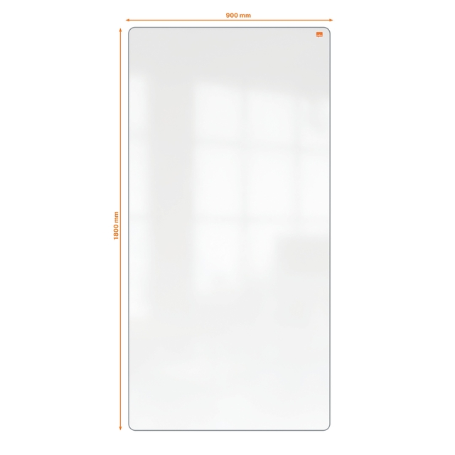 Whiteboard Nobo Move & Meet 90x180cm grijs