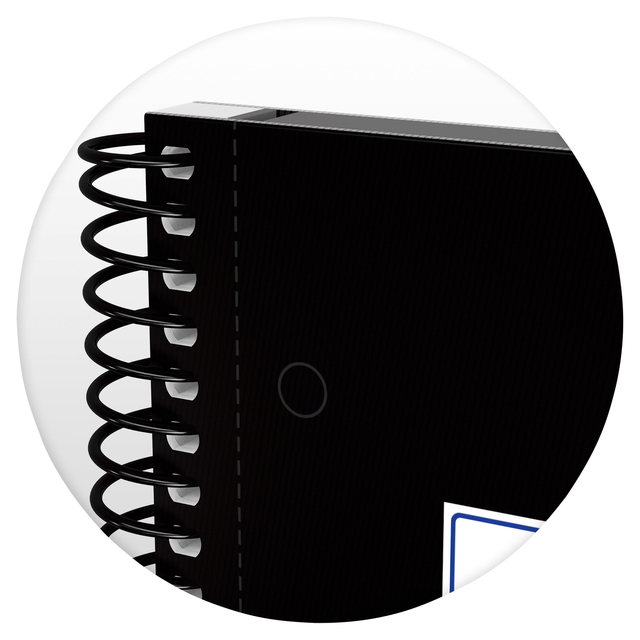 Notitieboek Oxford Classic Europeanbook A4+ 4-gaats ruit 160 pagina's zwart