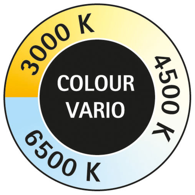 Bureaulamp MAUL Grace LED voet dimbaar colour vario zilver