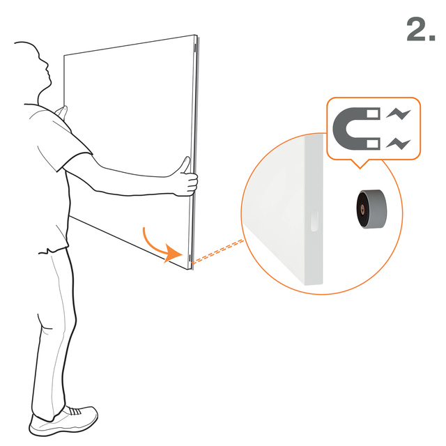 Whiteboard Nobo Infinity randloos 90x120cm
