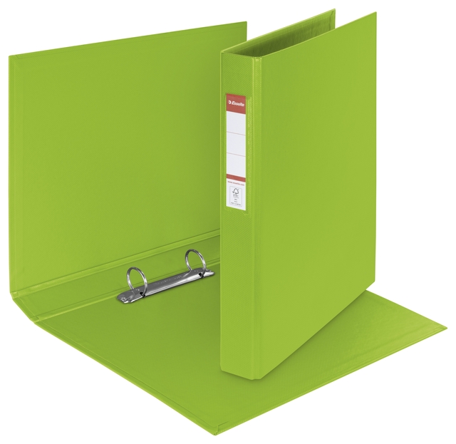 Ringband Esselte VIVIDA A4 25mm 30% gerecycled PP folie groen