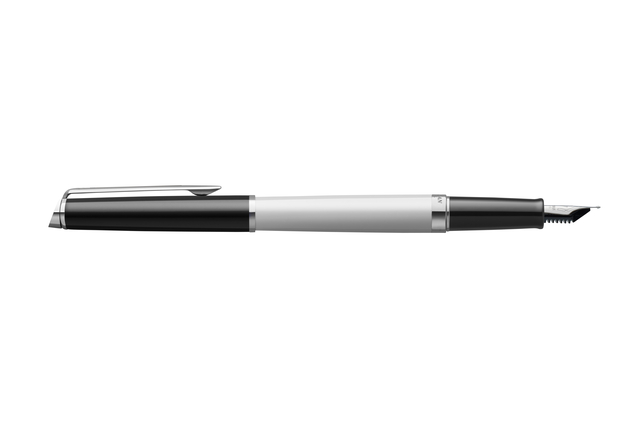 Vulpen Waterman Hémisphère Colour Blocking black en white CT fijn