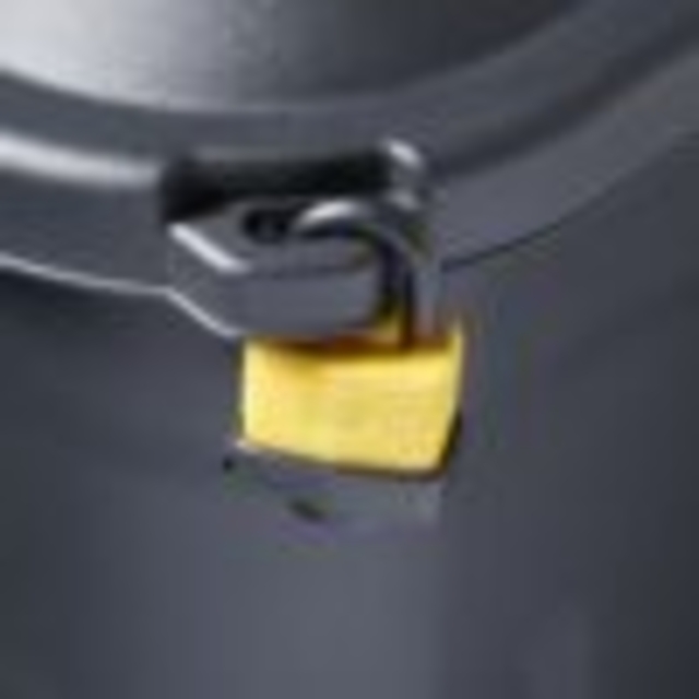 Opbergbox Bankers Box 110L met wielen robuust zwart