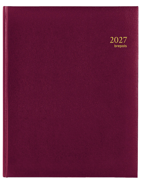 Agenda 2027 Brepols Concorde Lima 7dagen/2pagina's bordeaux