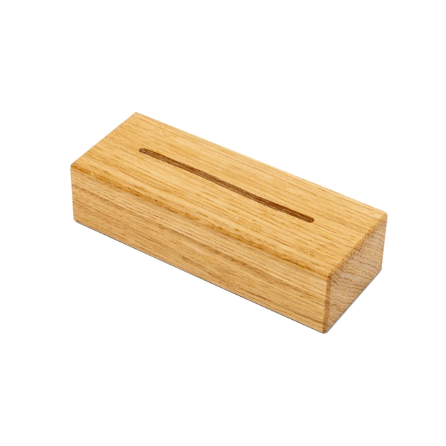 Menukaarthouder IEZZY T tafeldisplay A6 hout