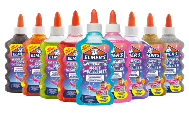 Kinderlijm Elmer's glitter zwart