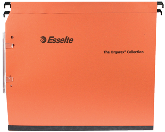 Hangmap Esselte Orgarex dual lateraal 345x275x15mm oranje