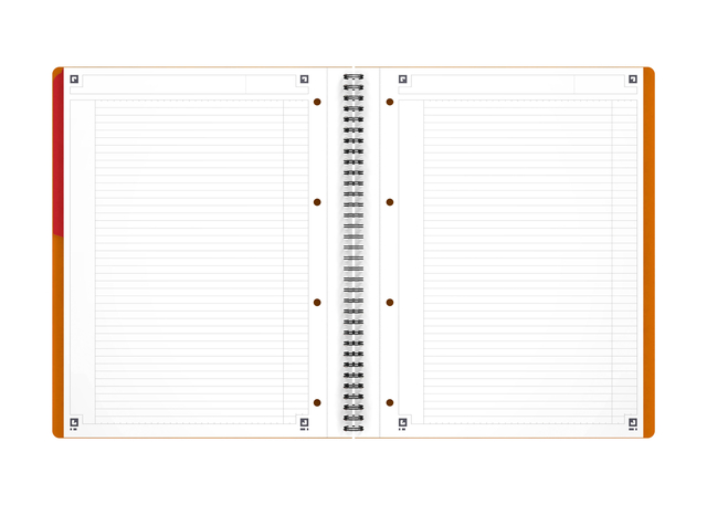 Spiraalblok Oxford International Activebook A4+ 160 pagina's lijn