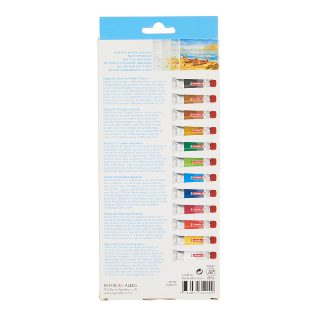 Aquarelverf Talens Art Creation set à 12 kleuren