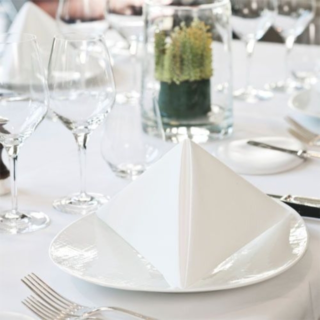 Dinerservet Tork Linstyle Premium 1/4 vouw 1-laags 390x390mm 50 vel wit 478722
