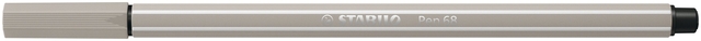 Viltstift STABILO Pen 68/93 medium  warm grijs