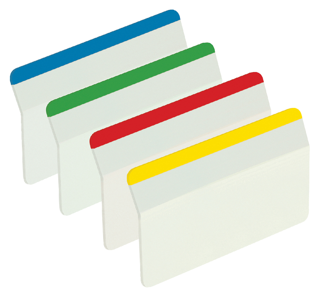 Indextabs Post-it 686A1 38x50.8mm strong gebogen assorti 24 tabs