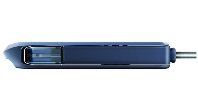 Phone Drive 128GB lightning- USB-C blauw