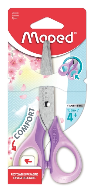 Schaar Maped Sensoft 13cm pastel assorti