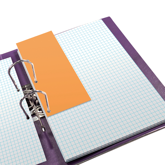 Scheidingsstrook Oxford duo 240x105mm oranje 60 stuks