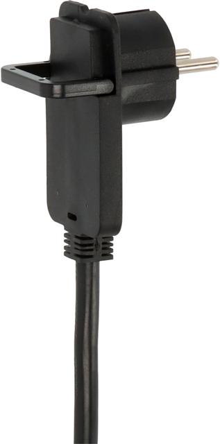 Stekkerdoos Brennenstuhl Comfort Plus 4vdg incl platte stekker 2m zw