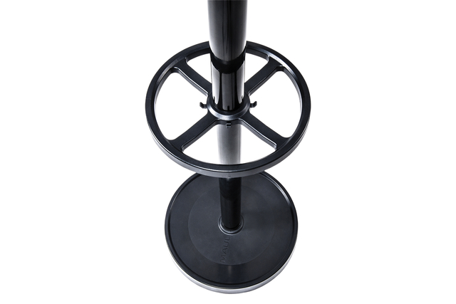 Kapstok MAUL Caligo staand 175cm 32 haken zwart RAL9004