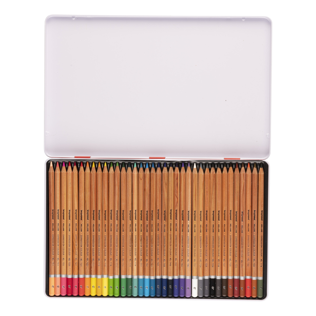 Kleurpotloden Bruynzeel Expression assorti blik à 36 stuks
