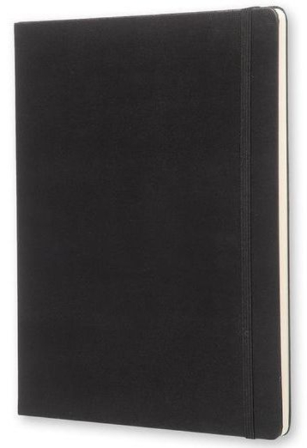 Notitieboek Moleskine XL 190x250mm dots hard cover zwart