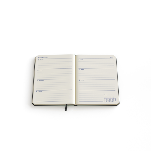 Agenda 2027 de KEMPEN Weekly Planner Pocket 7dagen/2pagina's assorti