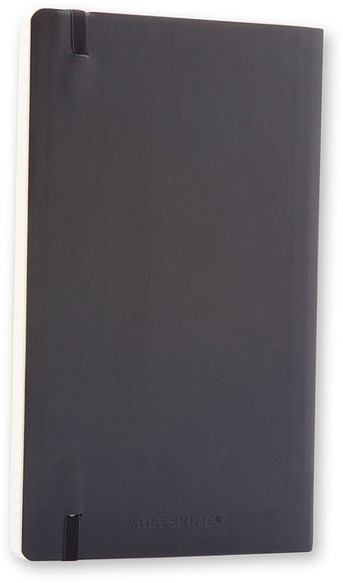 Notitieboek Moleskine XL 190x250mm lijn soft cover zwart