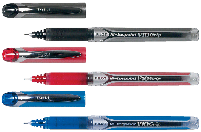 Rollerpen PILOT Hi-Tecpoint Grip V10 breed zwart