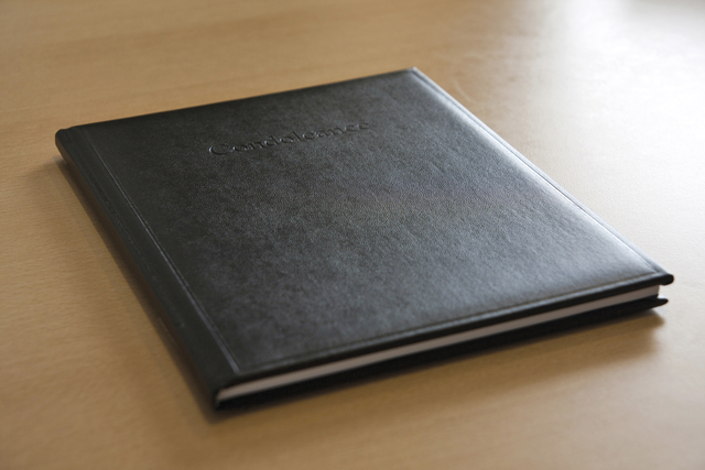 Condoleancealbum Kangaro 260x210mm zwart