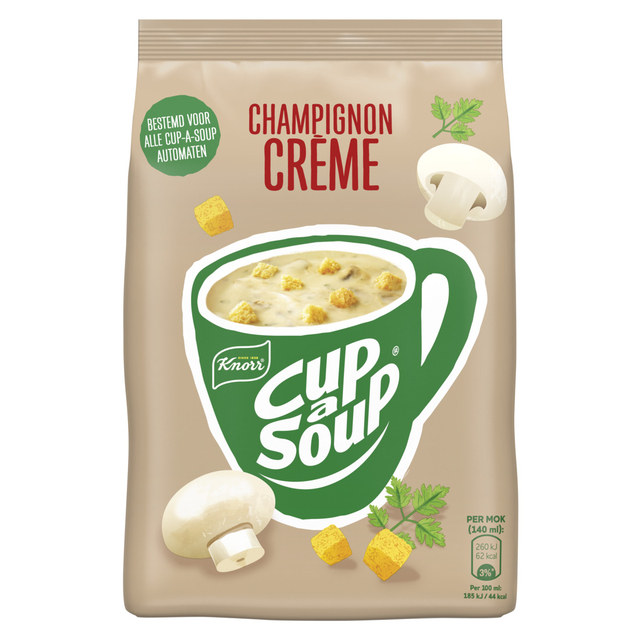 Cup-a-Soup Knorr machinezak champignon crème 140ml