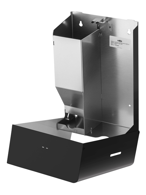 Dameshygiënedispenser MediQo-line klein RVS zwart