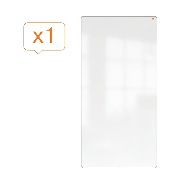 Whiteboard Nobo Move & Meet 90x180cm grijs