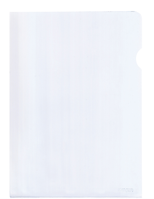 Insteekmap L-model Kangaro A4 0.18mm PVC transparant nerf 25 stuks