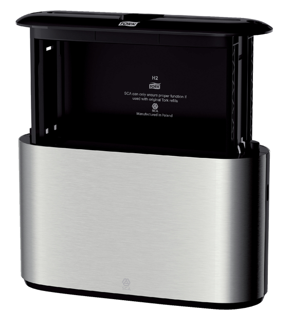 Handdoekdispenser Tork H2 Image Line Xpress countertop zilver 460005