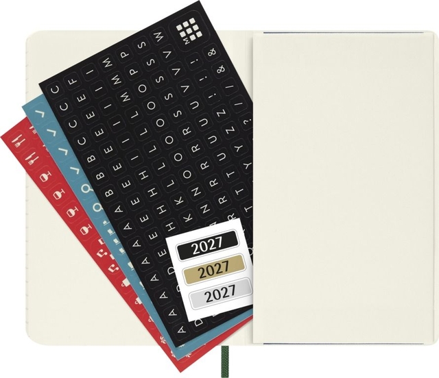 Agenda 2027 Moleskine 12M Planner Weekly 7dagen/1pagina pocket sc myrtle green