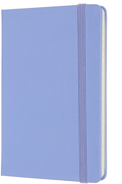 Notitieboek Moleskine pocket 90x140mm lijn hard cover hydrangea blue