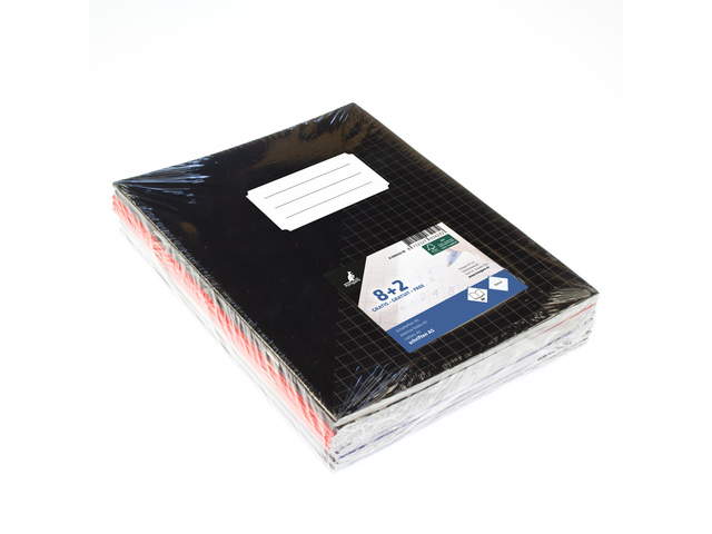 Schrift Kangaro A5 ruit 10mm 80 pagina's 60 gram assorti 10 stuks