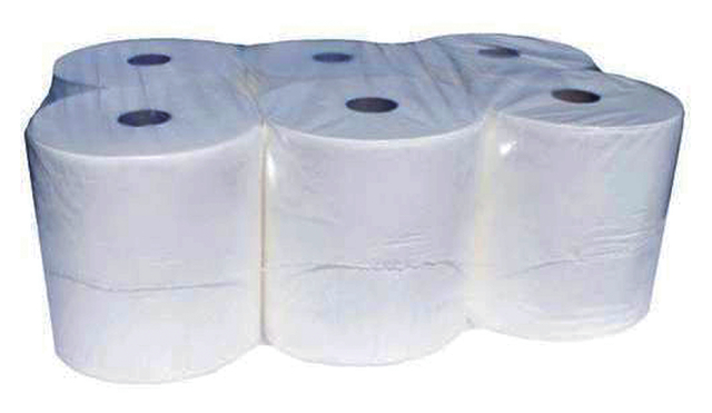 Toiletpapier Cleaninq T2 jumbo klein 2-laags 12x170m wit
