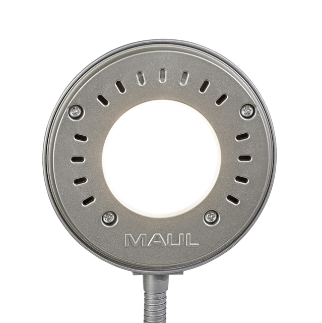 Bureaulamp MAUL Arc LED zilver