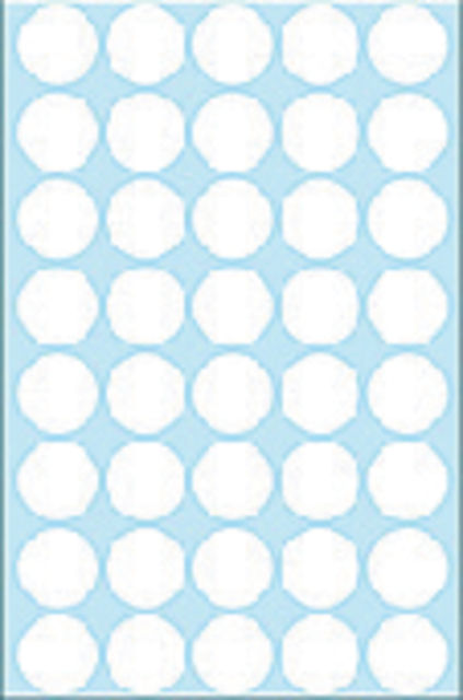 Etiket HERMA 2250 rond 19mm wit 1280 stuks