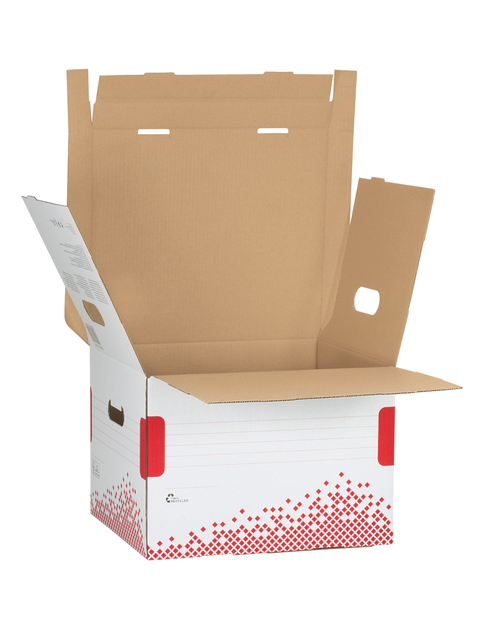 Opberg- en transportdoos Esselte Speedbox 367x263x325mm wit
