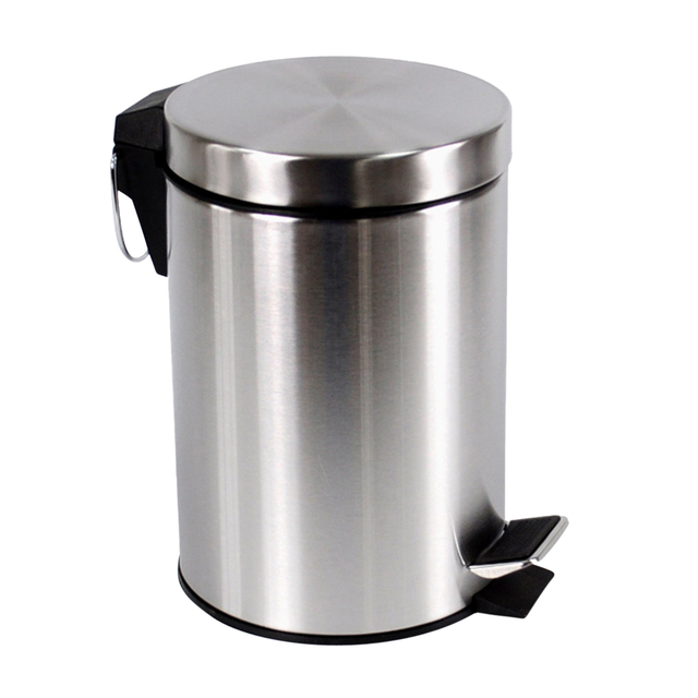 Pedaalemmer BRASQ 20 liter rvs