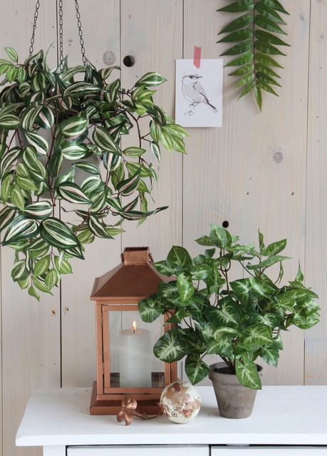 Kunstplant Mica Syngonium groen in pot Ø25 35cm