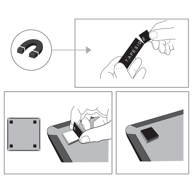 Whiteboard Nobo 21.6x28cm magnetisch assorti