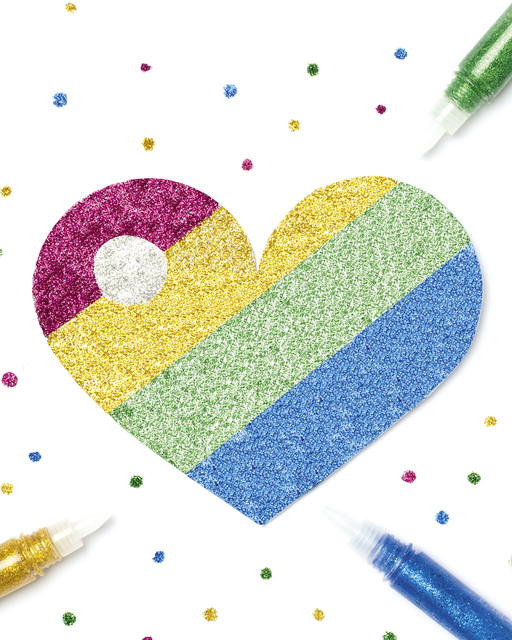 Glitterlijm Folia 9.5ml 10 kleuren