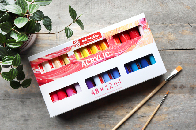 Acrylverf Talens Art Creation assorti 48 tubes à 12ml