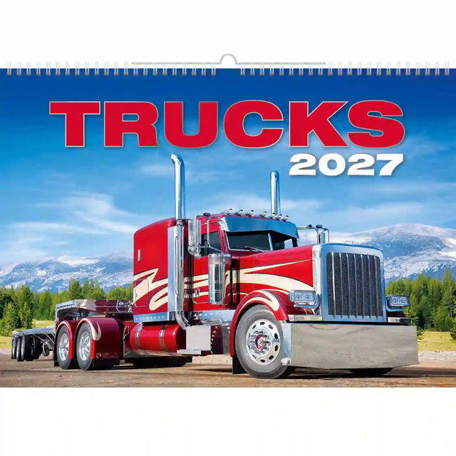 Kalender 2027 Helma 365 31.5x45cm de ultieme vrachtwagen