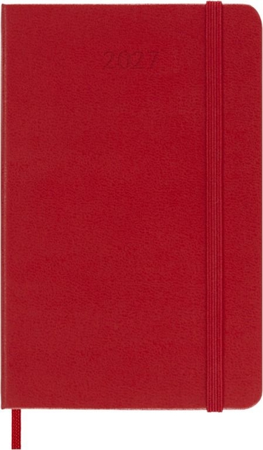 Agenda 2027 Moleskine 12M Planner Weekly 7dagen/1pagina pocket hc scarlet red